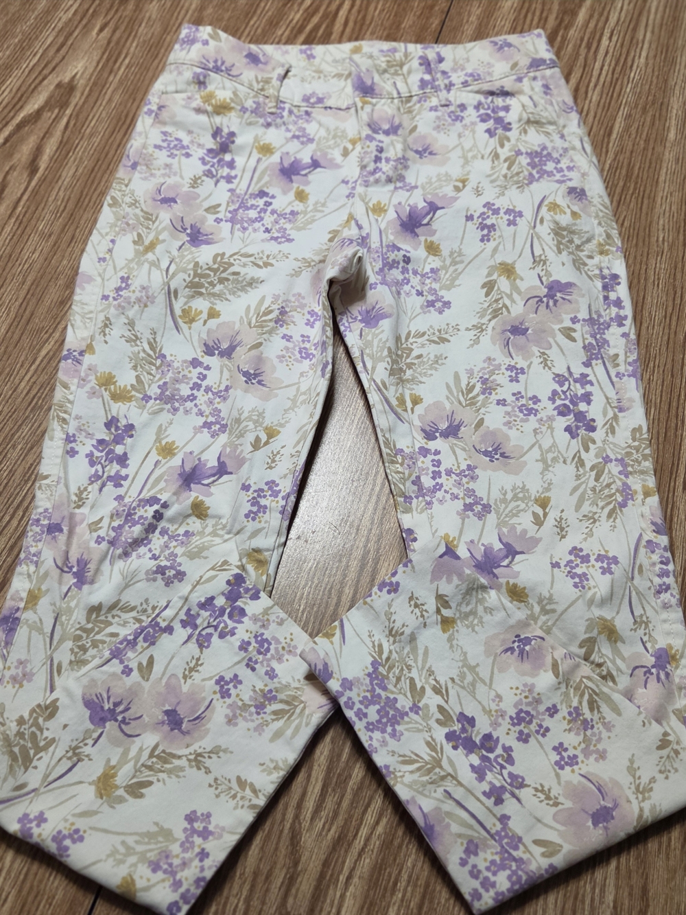 Old Navy Pixie Ankle Pants with Floral Print